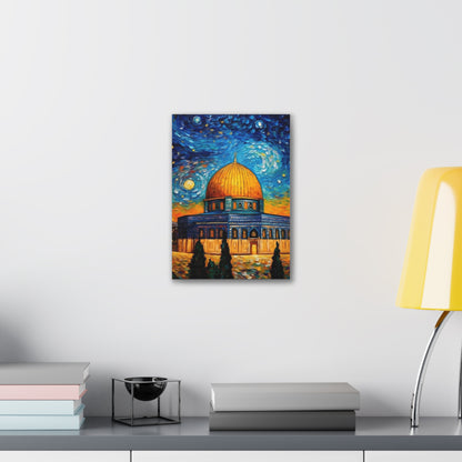 PalestineCanvas™ Blue Dome of The Rock Art Frame