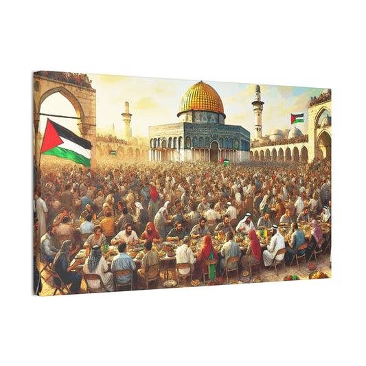 PalestineCanvas™ Dinner At Al Aqsa Art *1 More Left*