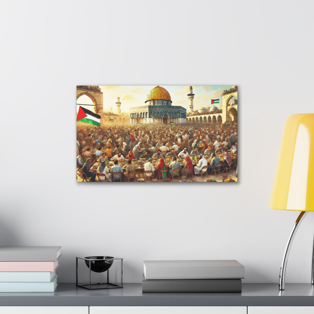 PalestineCanvas™ Dinner At Al Aqsa Art *1 More Left*