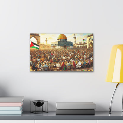 PalestineCanvas™ Dinner At Al Aqsa Art *1 More Left*