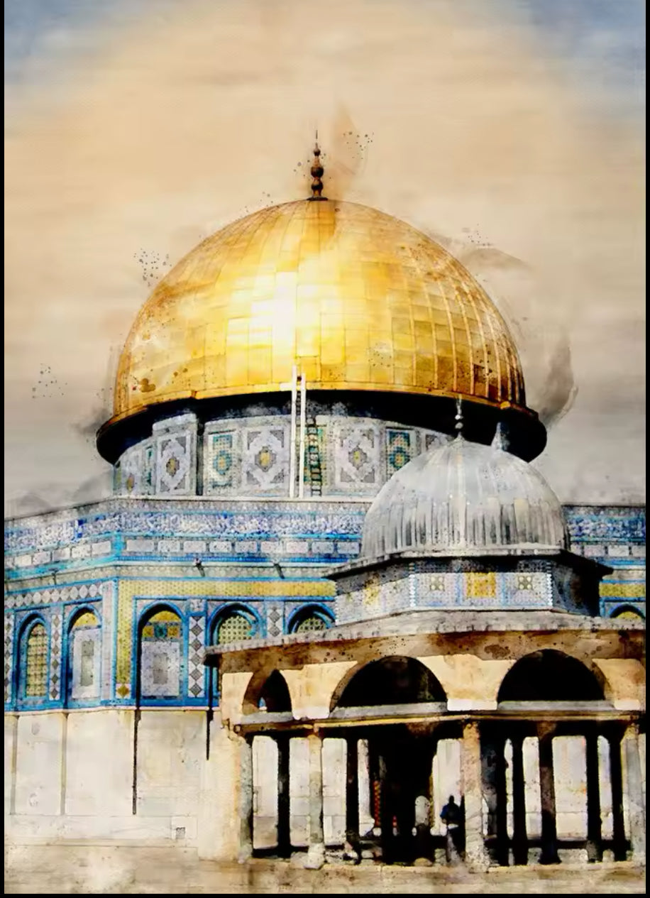 PalestineCanvas™ Al Aqsa Mosque Art Frame