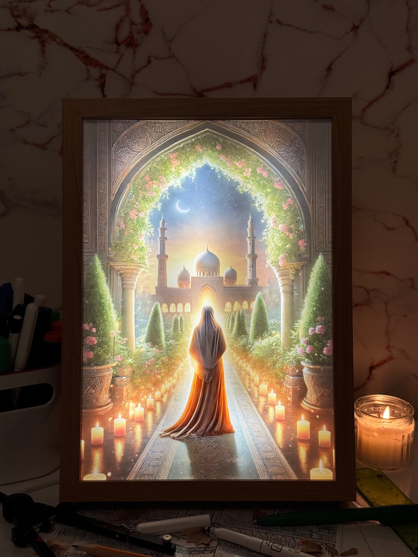 PalestineCanvas™ - 4D LED Muslim Arts *2 Each Left in Stock*