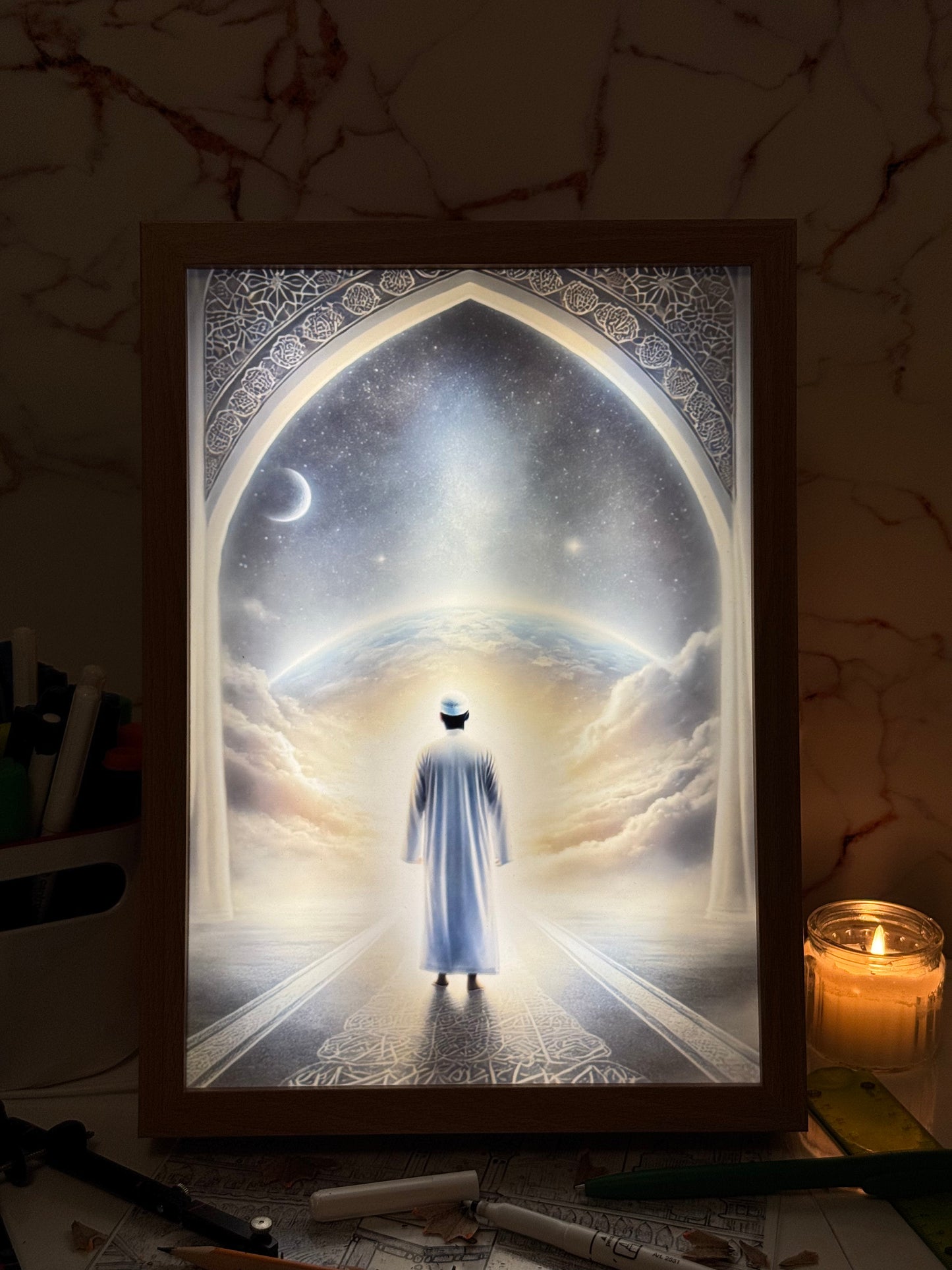 PalestineCanvas™ - 4D LED Muslim Arts *2 Each Left in Stock*