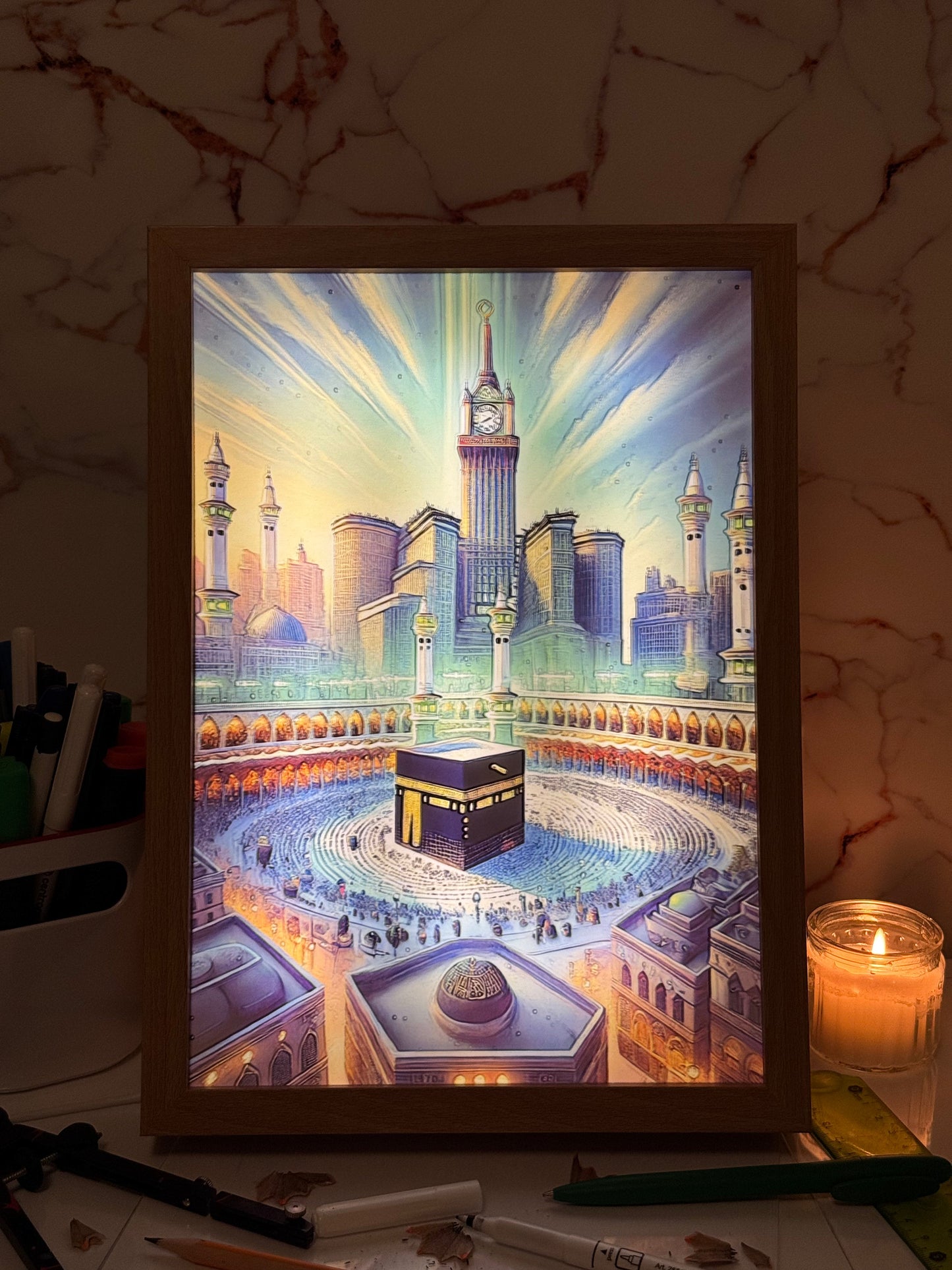 PalestineCanvas™ - 4D LED Muslim Arts *2 Each Left in Stock*